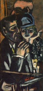 バー、ブラウン 作： Max Beckmann