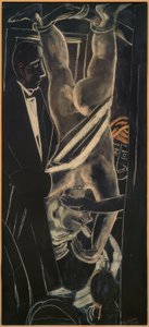 夜の出会い 作： Max Beckmann