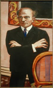 ゴットリープ・フリードリヒ・レーバーの肖像 作： Max Beckmann