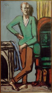 ポートレート ウォルター・バーカー 作： Max Beckmann