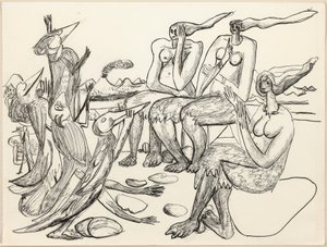 バードプレイ 作： Max Beckmann