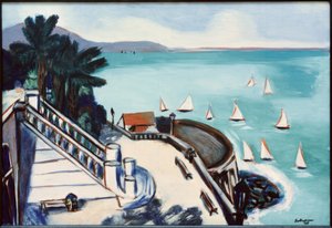 モンテカルロのテラスからの眺め 作： Max Beckmann