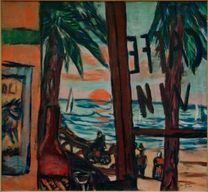 カフェ・バンドール 作： Max Beckmann