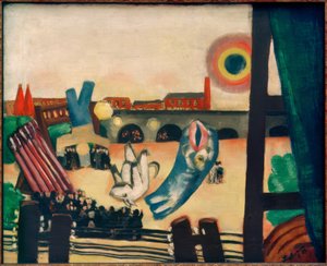 中国の花火 作： Max Beckmann