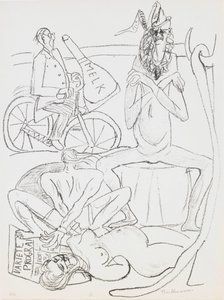 Circus、ポートフォリオ「Day and Dream」のプレート 12 作： Max Beckmann