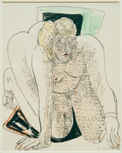 クローリング・ウーマン 作： Max Beckmann