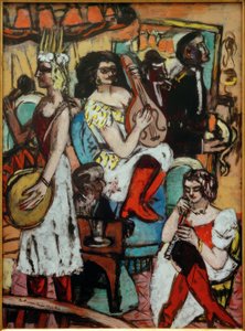レディースバンド 作： Max Beckmann
