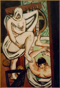 お風呂 作： Max Beckmann