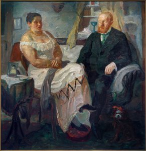 恋人たち 作： Max Beckmann
