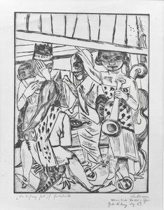 幕が上がる 作： Max Beckmann