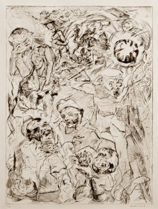 手榴弾 作： Max Beckmann