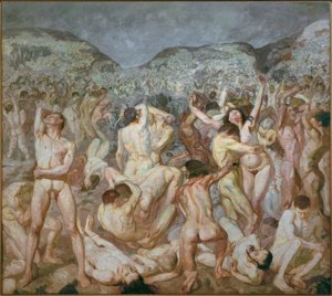 戦いの様子 作： Max Beckmann