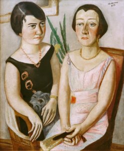 ダブルポートレート 作： Max Beckmann