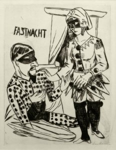Shrovetide 作： Max Beckmann