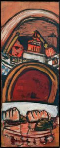 お風呂での足 作： Max Beckmann