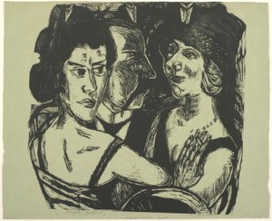 グループポートレート、Eden Bar 作： Max Beckmann