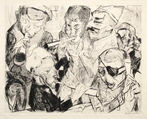 1917年明けましておめでとうございます 作： Max Beckmann