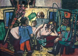 アーティスト・カーで 作： Max Beckmann