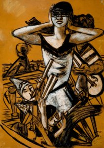 ナポリのカーニバル 作： Max Beckmann
