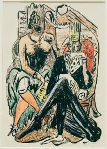キングとデマゴーグ（King and Demagogue 作： Max Beckmann