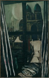 マルセイユの教会 作： Max Beckmann