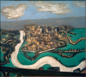 サンジェルマン付近の風景 作： Max Beckmann