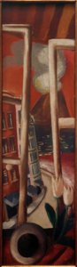 ベスビオ火山のある風景 作： Max Beckmann