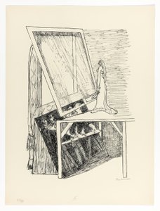 マジックミラー、プレート13「デイアンドドリーム」より 作： Max Beckmann