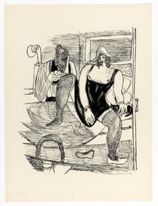 Day and Dream」より「Morning, plate 11 作： Max Beckmann
