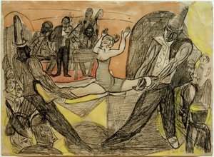 ニューヨークのナイトクラブ 作： Max Beckmann