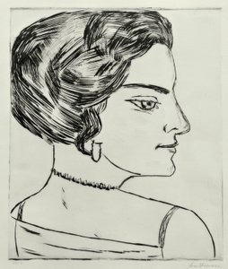 Naïlaのプロフィール 作： Max Beckmann