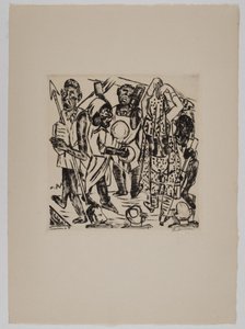 「黒人の踊り」 作： Max Beckmann