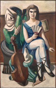 ピエレットとピエロ 作： Max Beckmann