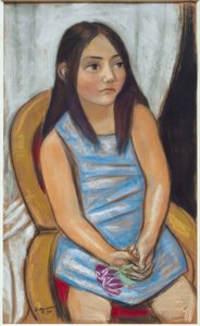 ポートレート マーガレット・ヴィヒャルト 作： Max Beckmann