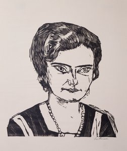 HM夫人の肖像（ナイラ） 作： Max Beckmann