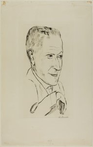 ラインハルト・ピーパの肖像 作： Max Beckmann