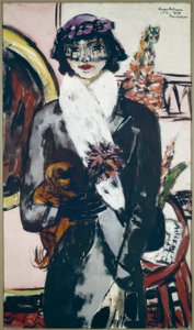 白い毛並みのクアッピ 作： Max Beckmann