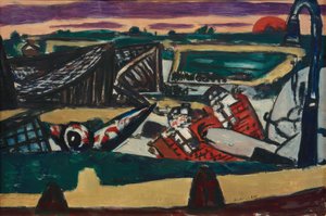 スキポール空港 作： Max Beckmann