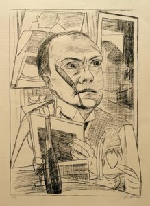 ホテルでも 作： Max Beckmann