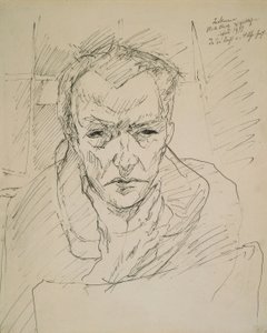 セルフ・ポートレート 作： Max Beckmann