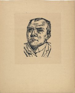 自画像 作： Max Beckmann