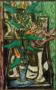ストレリチアのある静物画 作： Max Beckmann