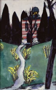 バーデンバーデンのストルツァ礼拝堂 作： Max Beckmann