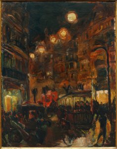 夜の街 作： Max Beckmann