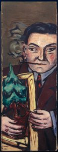 タネンバウムはニューヨークへ。ハーバート・タネンバウムの肖像 作： Max Beckmann