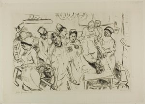 大作戦」（「ゲシヒター」の18番プレート 作： Max Beckmann