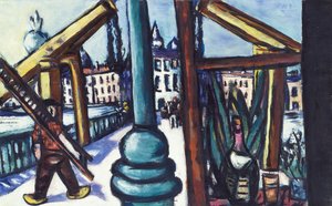 木の橋 作： Max Beckmann
