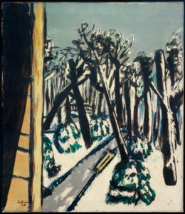 冬の動物園 作： Max Beckmann