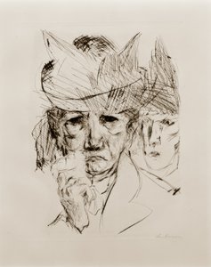 泣いている女性 作： Max Beckmann