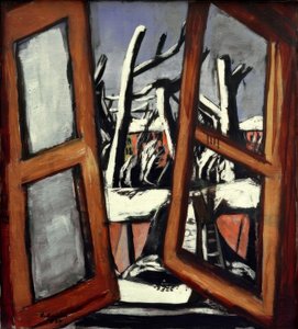冬の風景 作： Max Beckmann